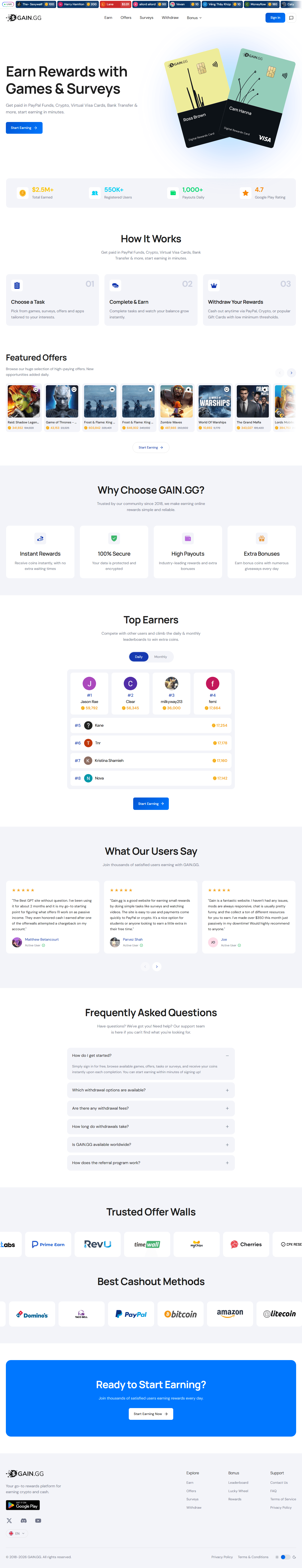 Gain.gg GPT site preview