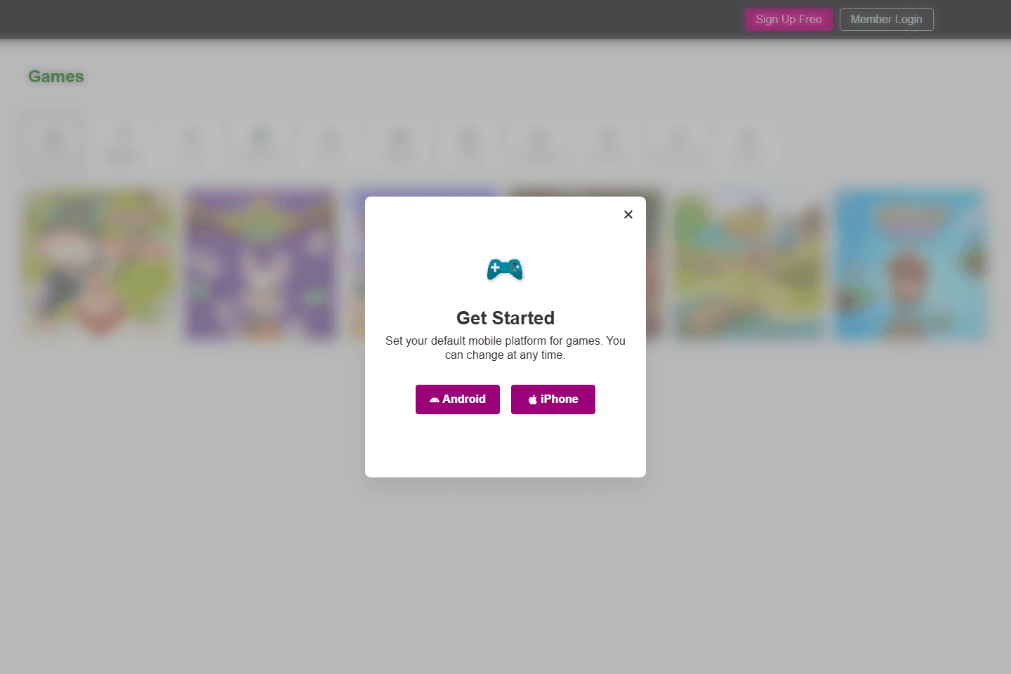 InboxDollars games page screenshot