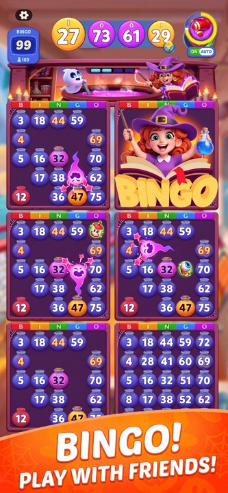 Collection puzzle pieces unlocked from bingo wins