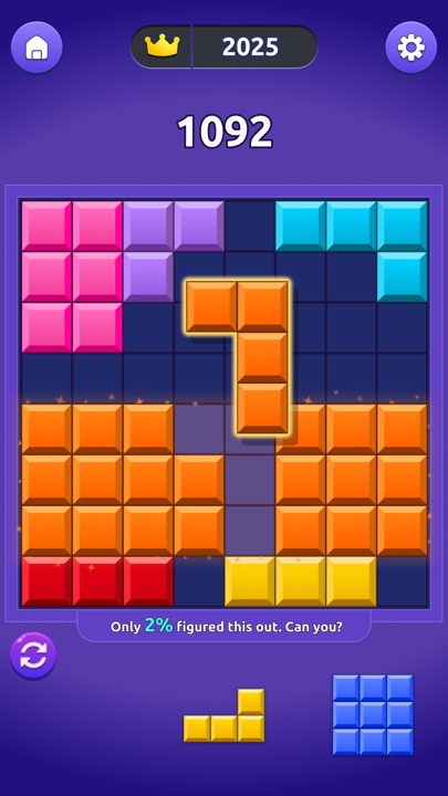 Stage progression map showing unlocked puzzle worlds and achievement stars