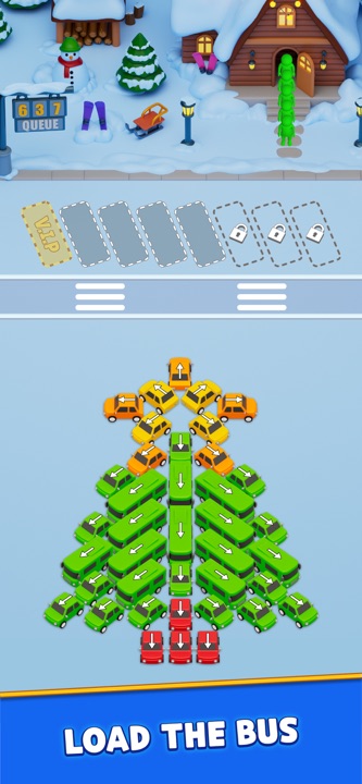 Bus Craze complex traffic intersection with multiple directional lanes