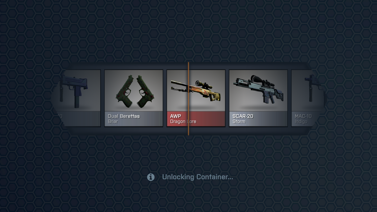 Cases.GG skin inventory and market values