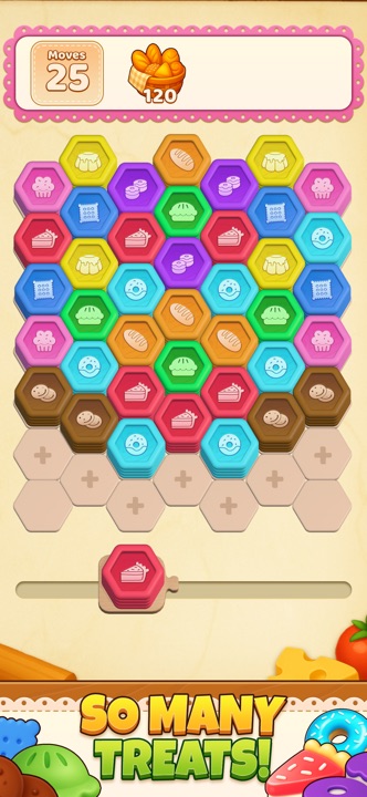 Cooking Blast 3D stage victory celebration and star rating
