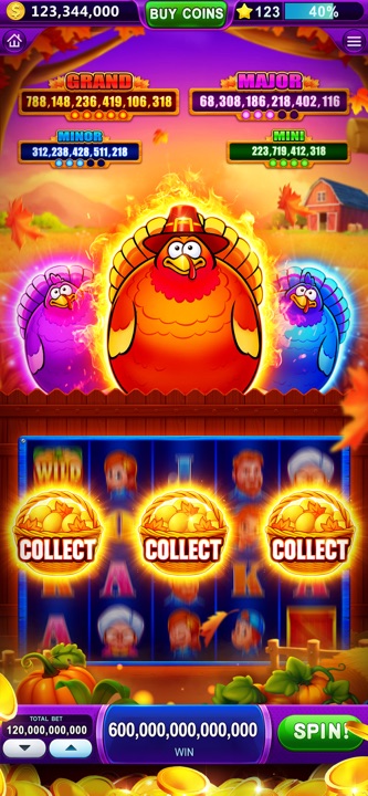 Double Win Slots jackpot reel and coin multiplier