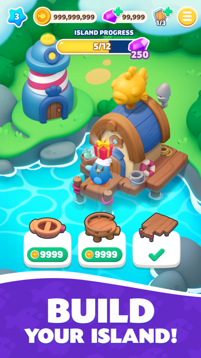 Fish of Fortune island voyage completion and new world discovery