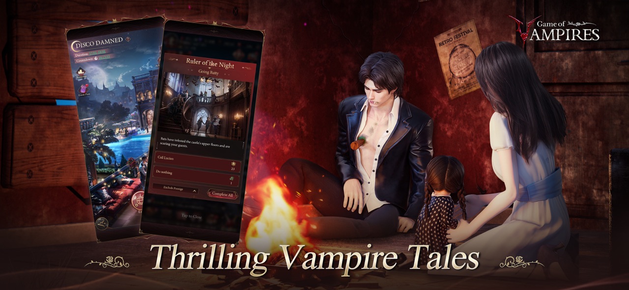 Game of Vampires lover intimacy and heir nursery