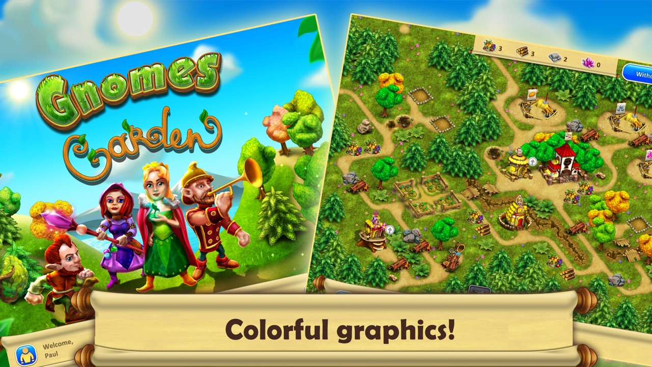 Garden Gnome world map and flowerbed renovation progress