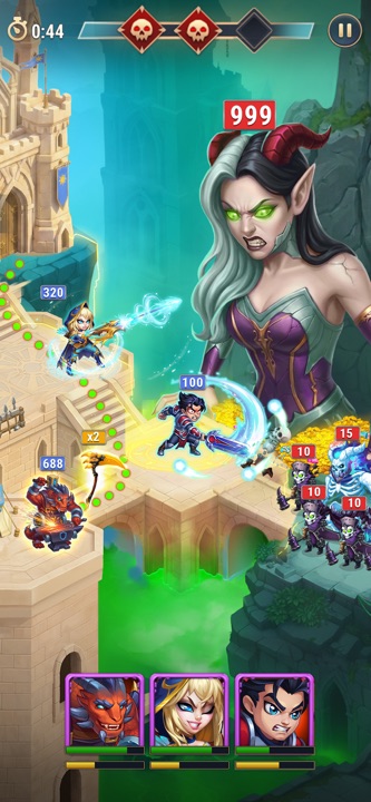 Hero Wars Alliance hero roster management and skill leveling