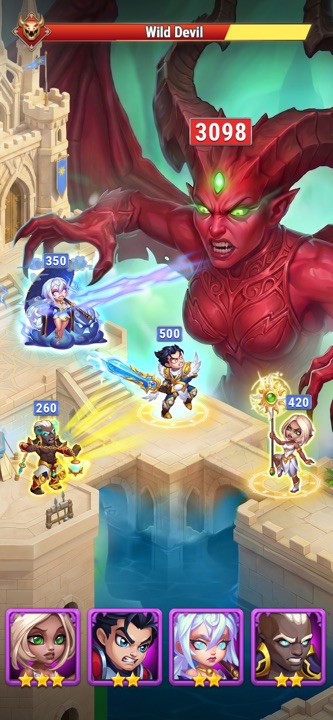 Hero Wars Alliance equipment promotion from blue to purple rank