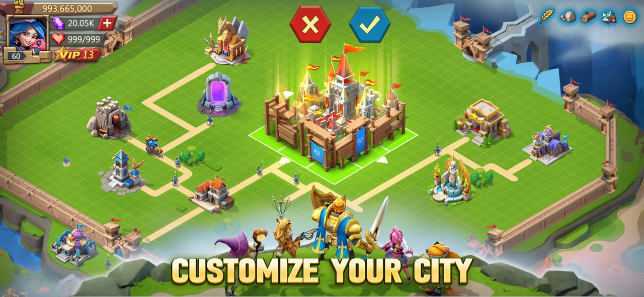 Lords Mobile: Kingdom Wars rewards shop and currency management
