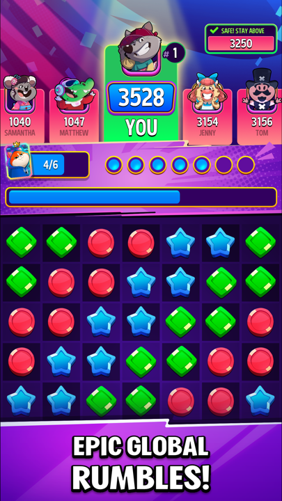 Match Masters booster selection menu
