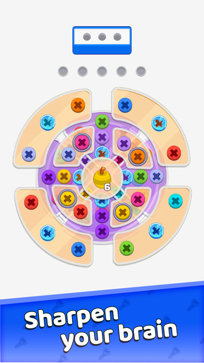 Level selection map showing puzzle chapters and star progress