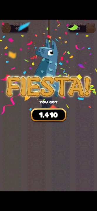 Pinata collection gallery showing unlocked animal figures