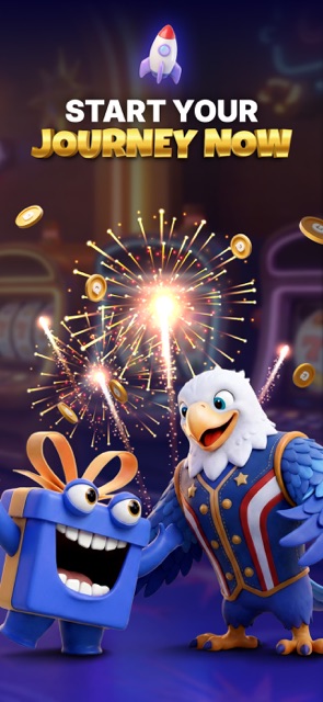 RealPrize Casino iOS welcome screen and coin store
