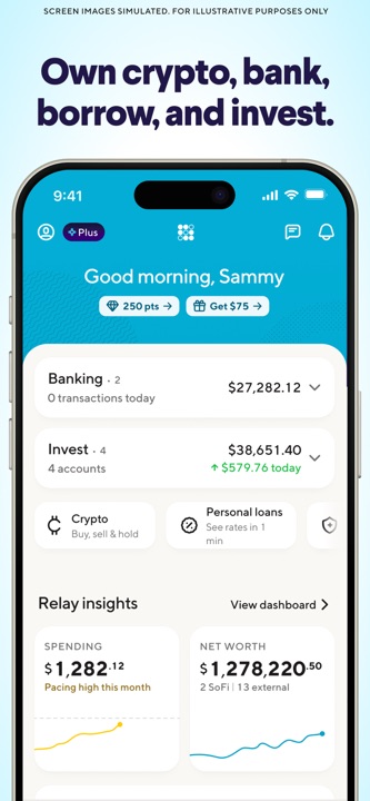 SoFi debit card and cash back rewards