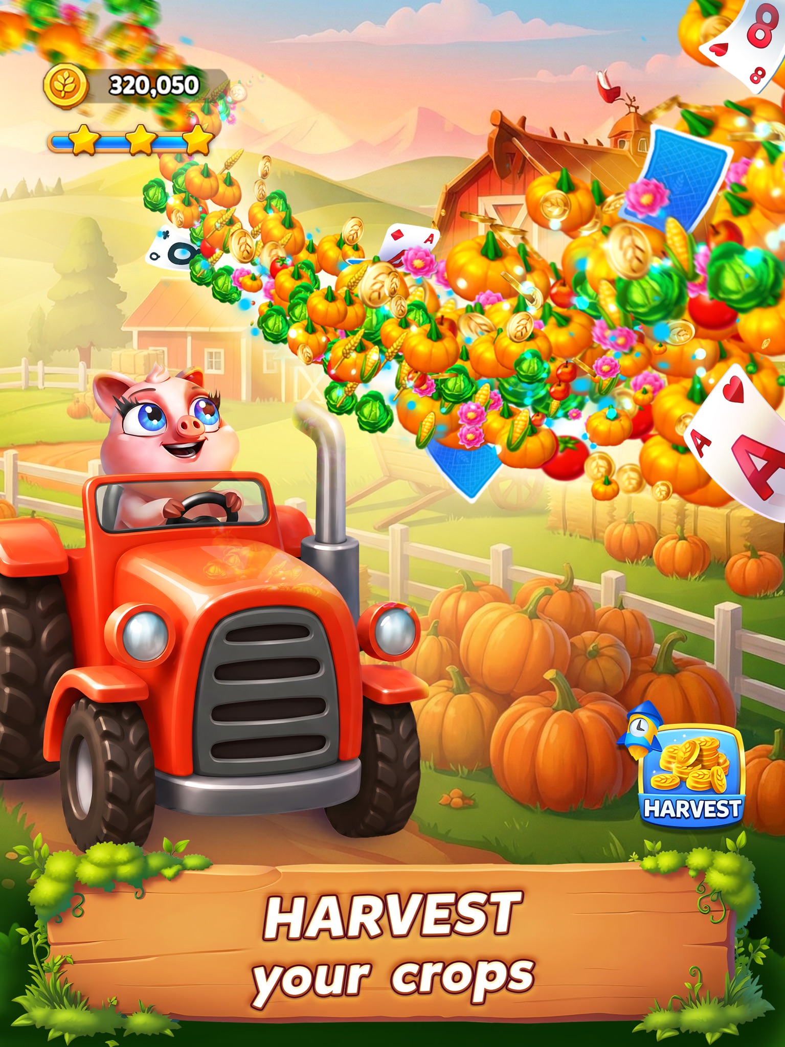 Solitaire Grand Harvest Sam the Dog bonus chest