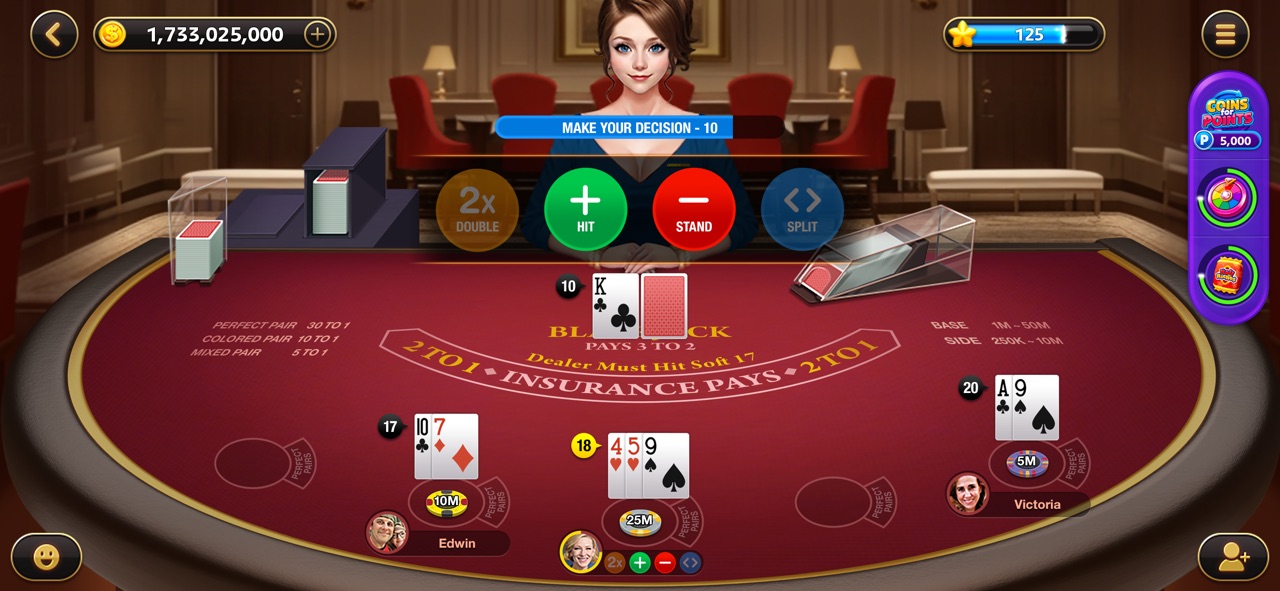 Vegas Craze Casino mega jackpot celebration screen