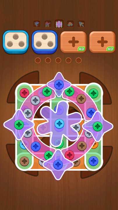 In-game booster bar showing Undo and Extra Rod tools