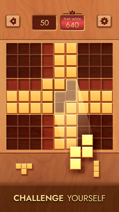 Woodoku Blast level selection and journey chapter map